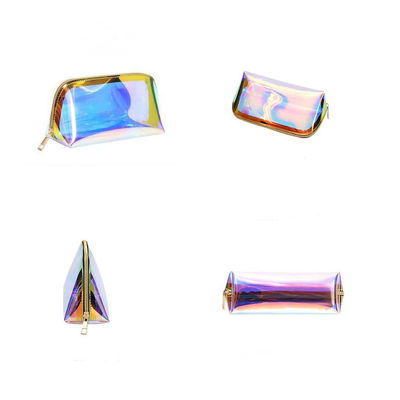TPU Hologram Makeup Kit Bags Fashionable Transparent Cosmetic Pouch